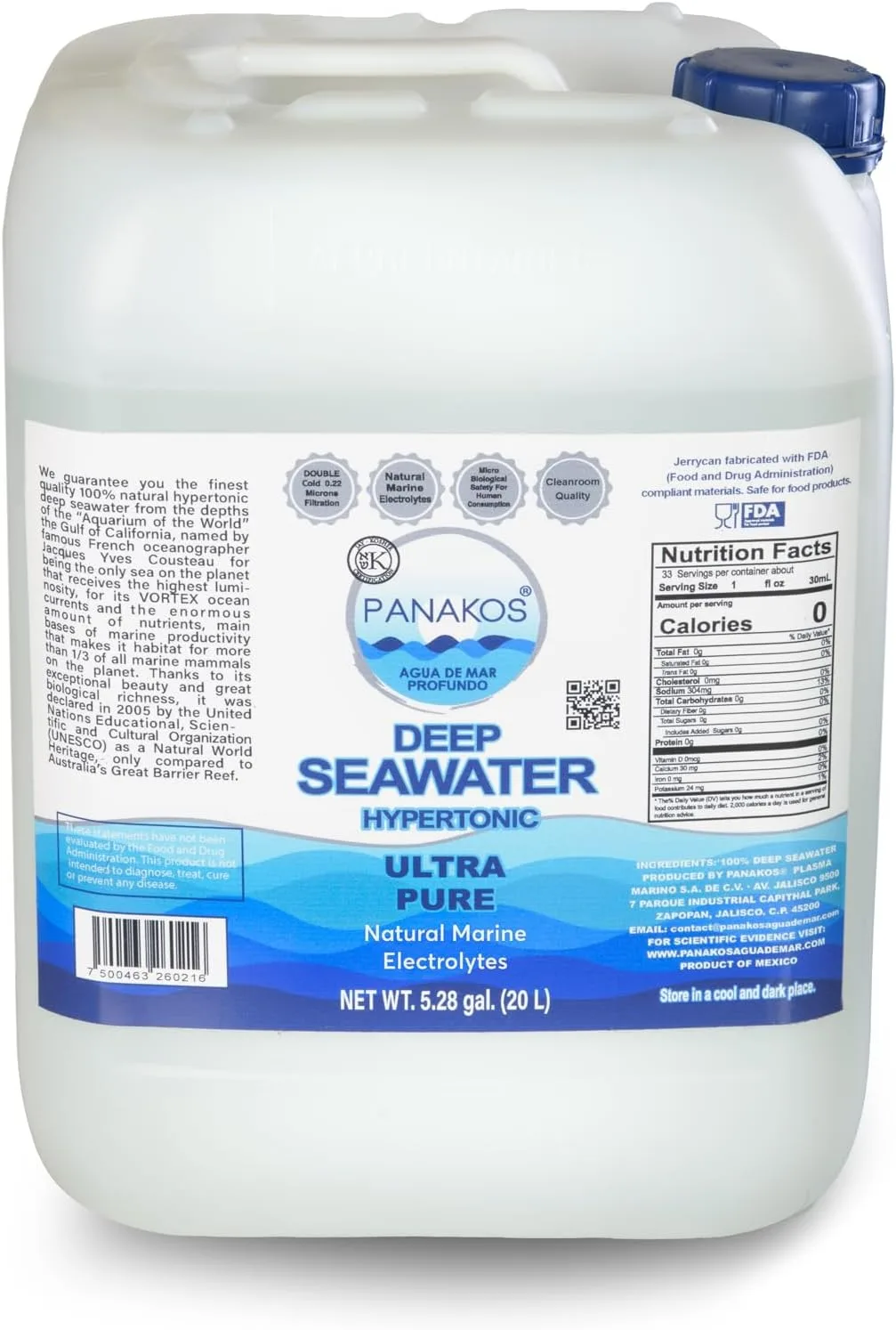 Marine Plasma Benefits_Panakos Deep Seawater Hypertonic Gallon